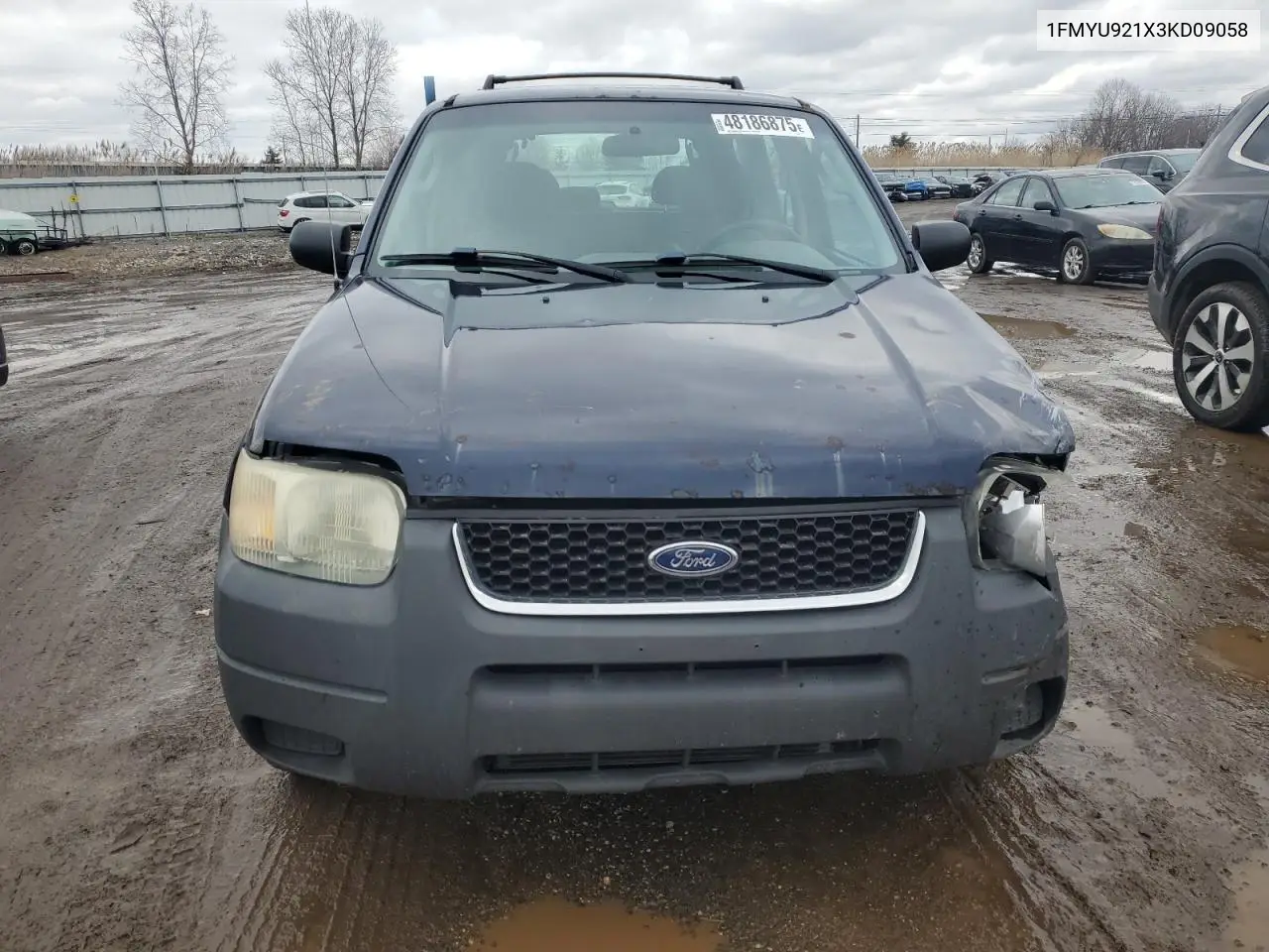 2003 Ford Escape Xls VIN: 1FMYU921X3KD09058 Lot: 48186875
