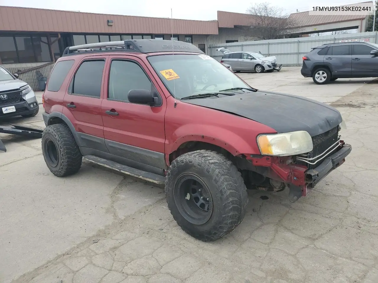 2003 Ford Escape Xlt VIN: 1FMYU93153KE02441 Lot: 52413455