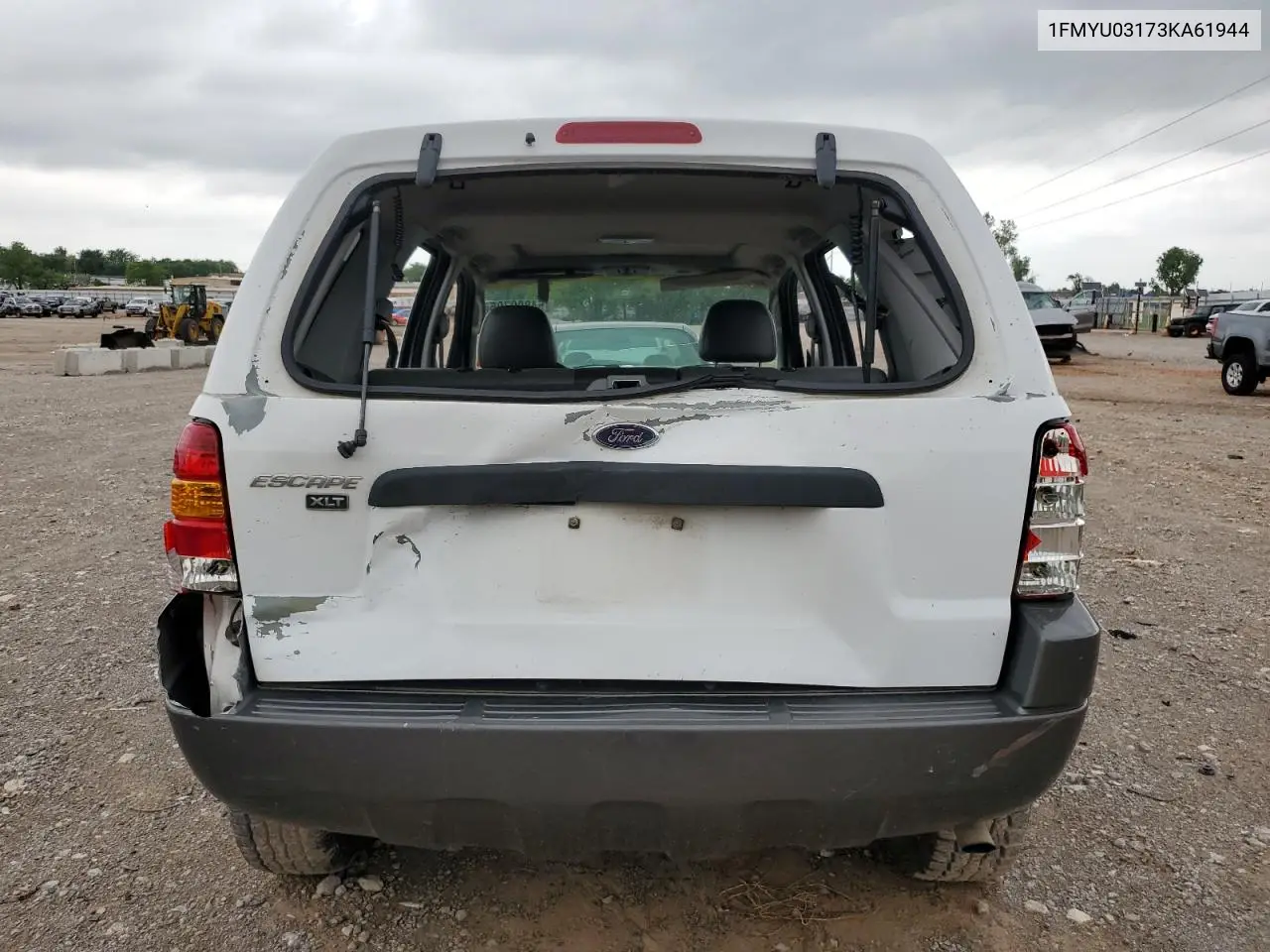 2003 Ford Escape Xlt VIN: 1FMYU03173KA61944 Lot: 54800705