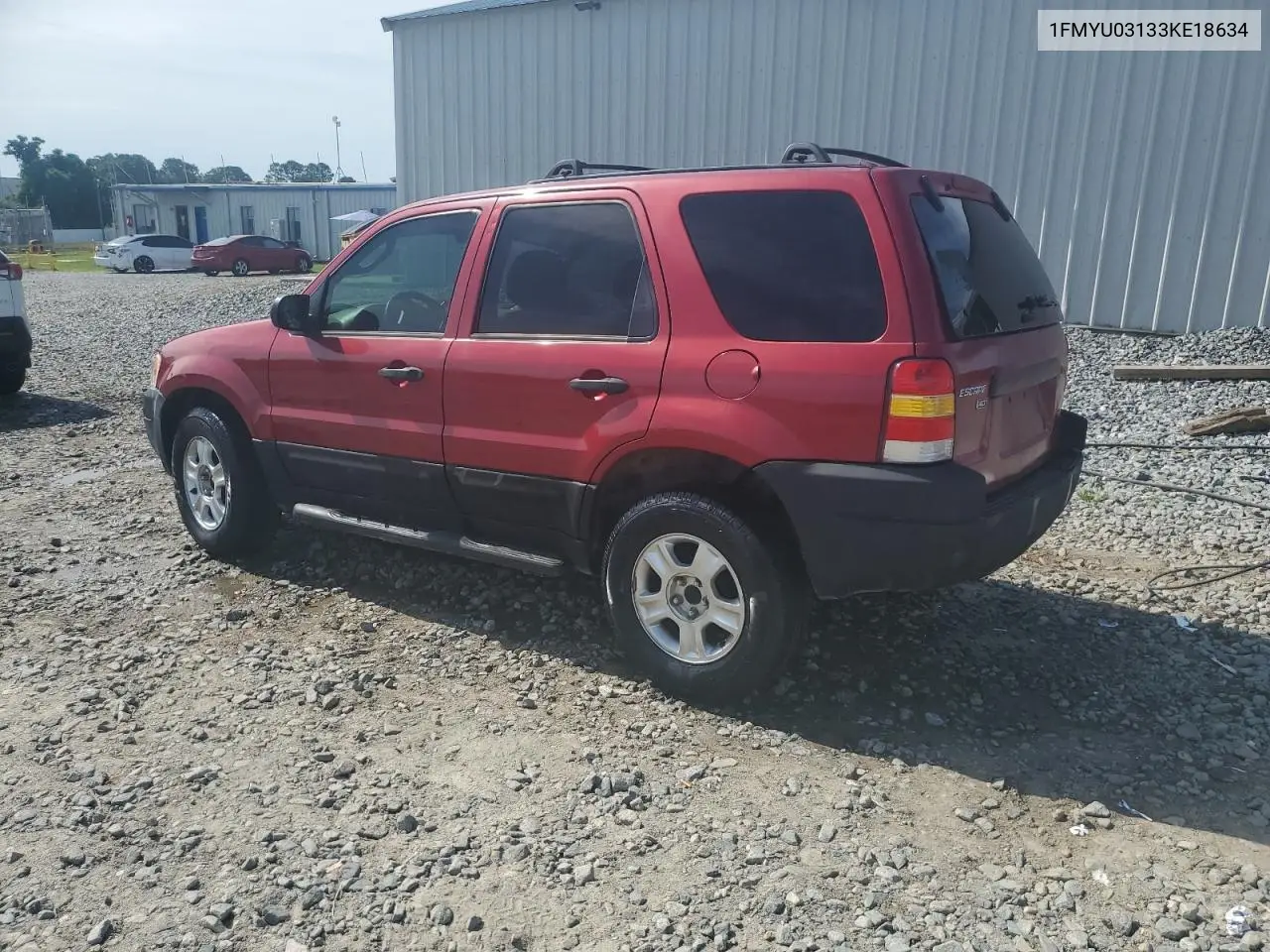 2003 Ford Escape Xlt VIN: 1FMYU03133KE18634 Lot: 61671615