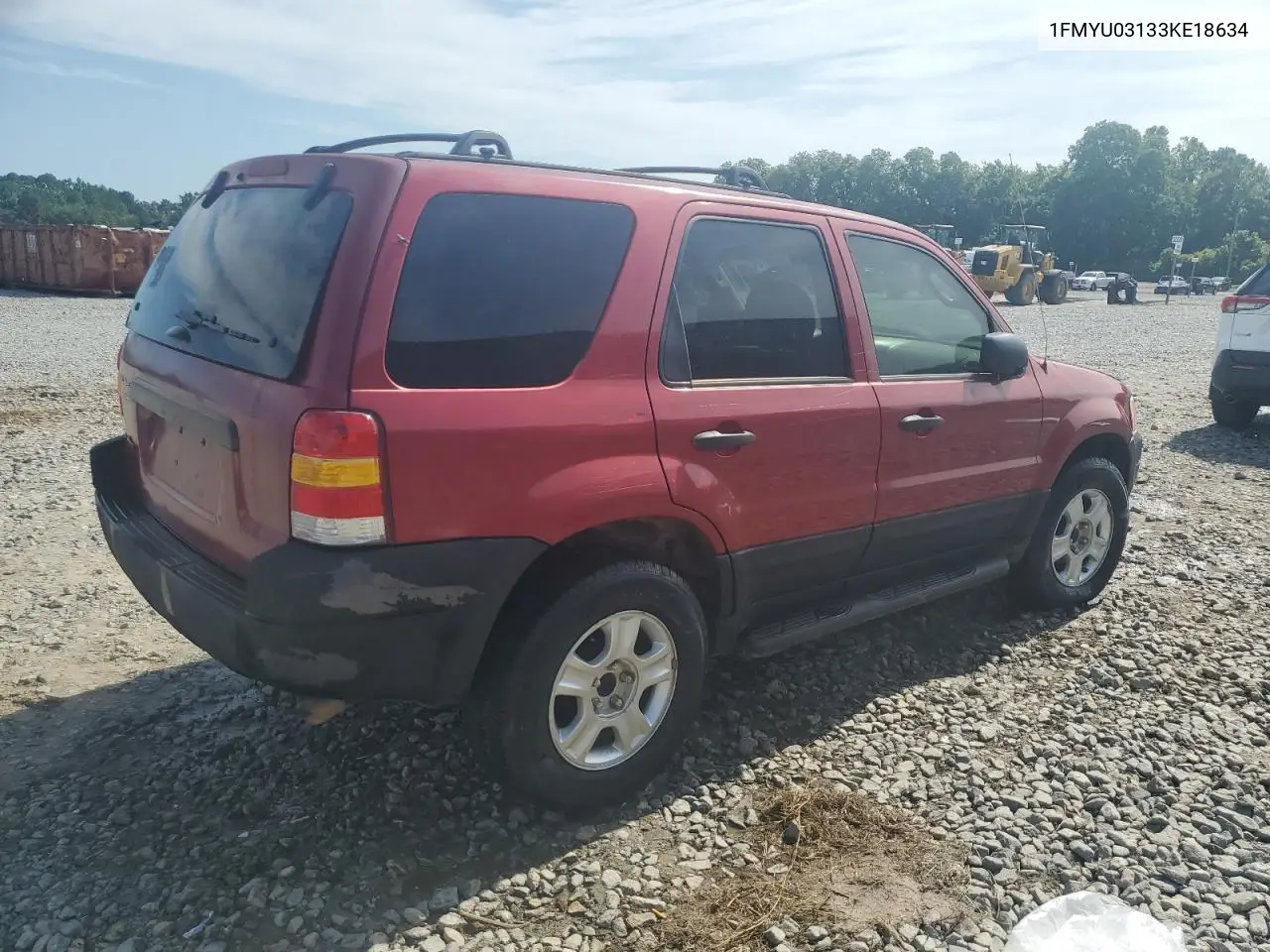 2003 Ford Escape Xlt VIN: 1FMYU03133KE18634 Lot: 61671615
