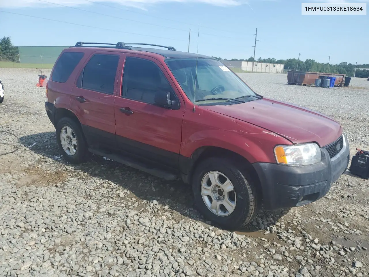 2003 Ford Escape Xlt VIN: 1FMYU03133KE18634 Lot: 61671615