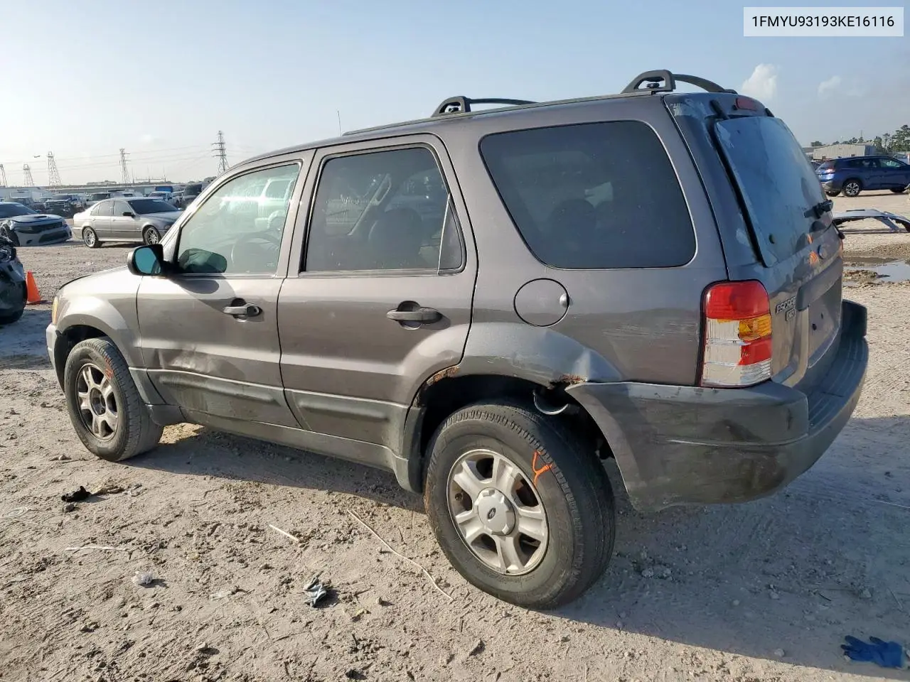 2003 Ford Escape Xlt VIN: 1FMYU93193KE16116 Lot: 61720265