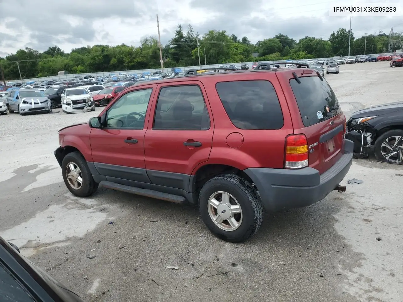 2003 Ford Escape Xlt VIN: 1FMYU031X3KE09283 Lot: 62652145