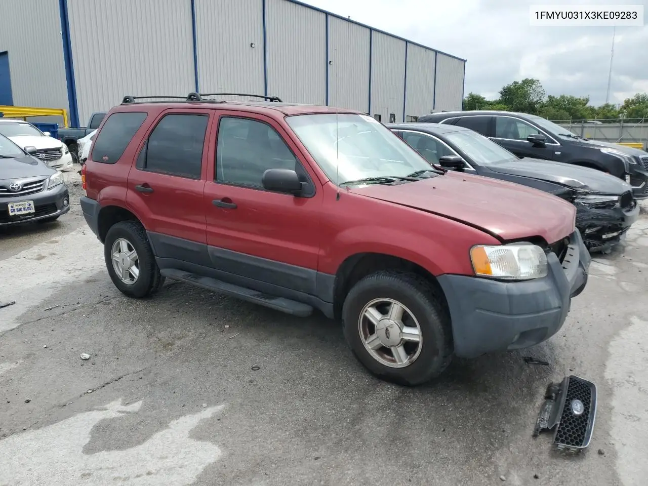 2003 Ford Escape Xlt VIN: 1FMYU031X3KE09283 Lot: 62652145