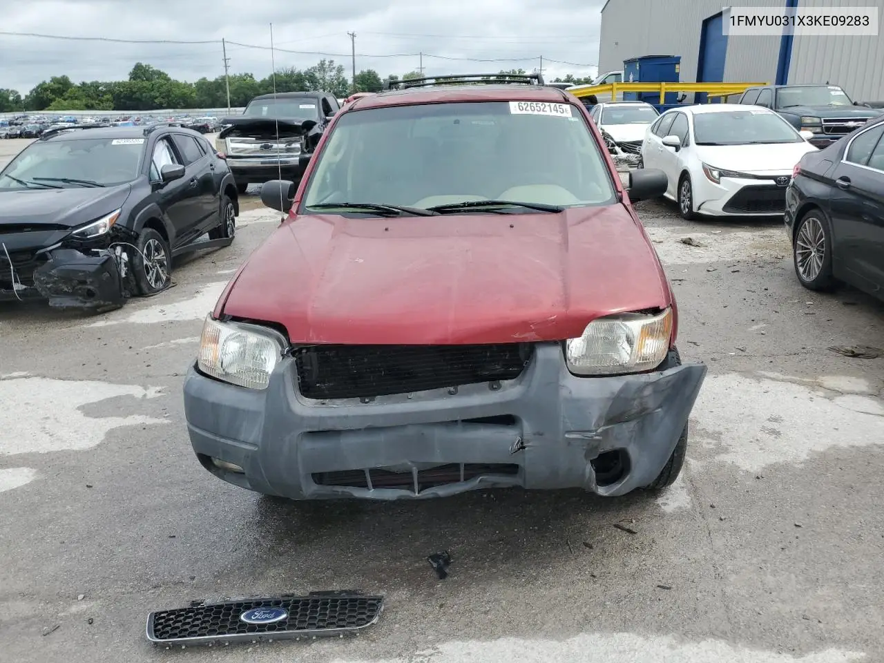 2003 Ford Escape Xlt VIN: 1FMYU031X3KE09283 Lot: 62652145