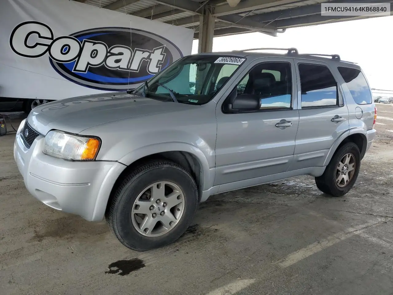 2004 Ford Escape Limited VIN: 1FMCU94164KB68840 Lot: 56626065