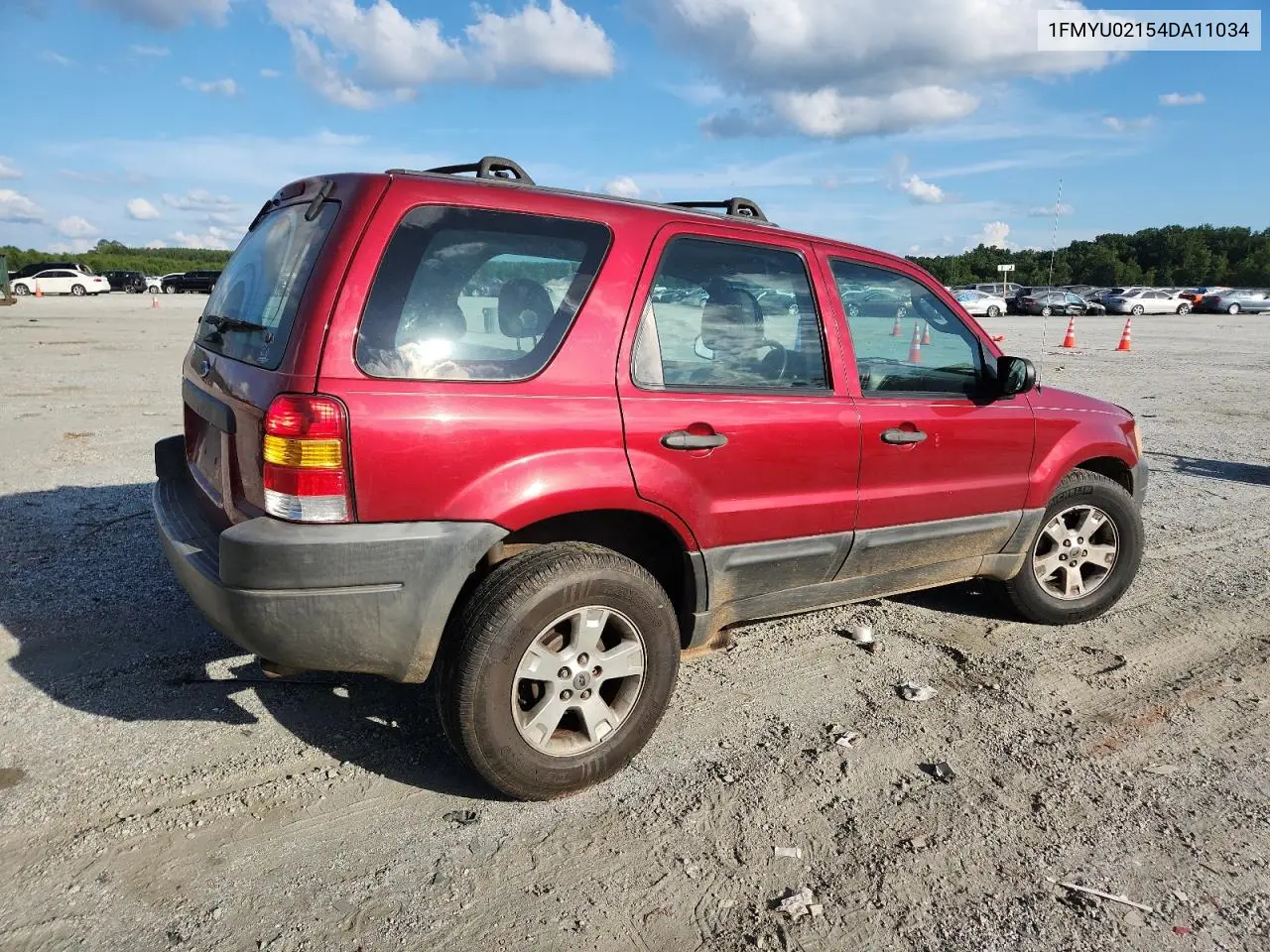 2004 Ford Escape Xls VIN: 1FMYU02154DA11034 Lot: 64847905