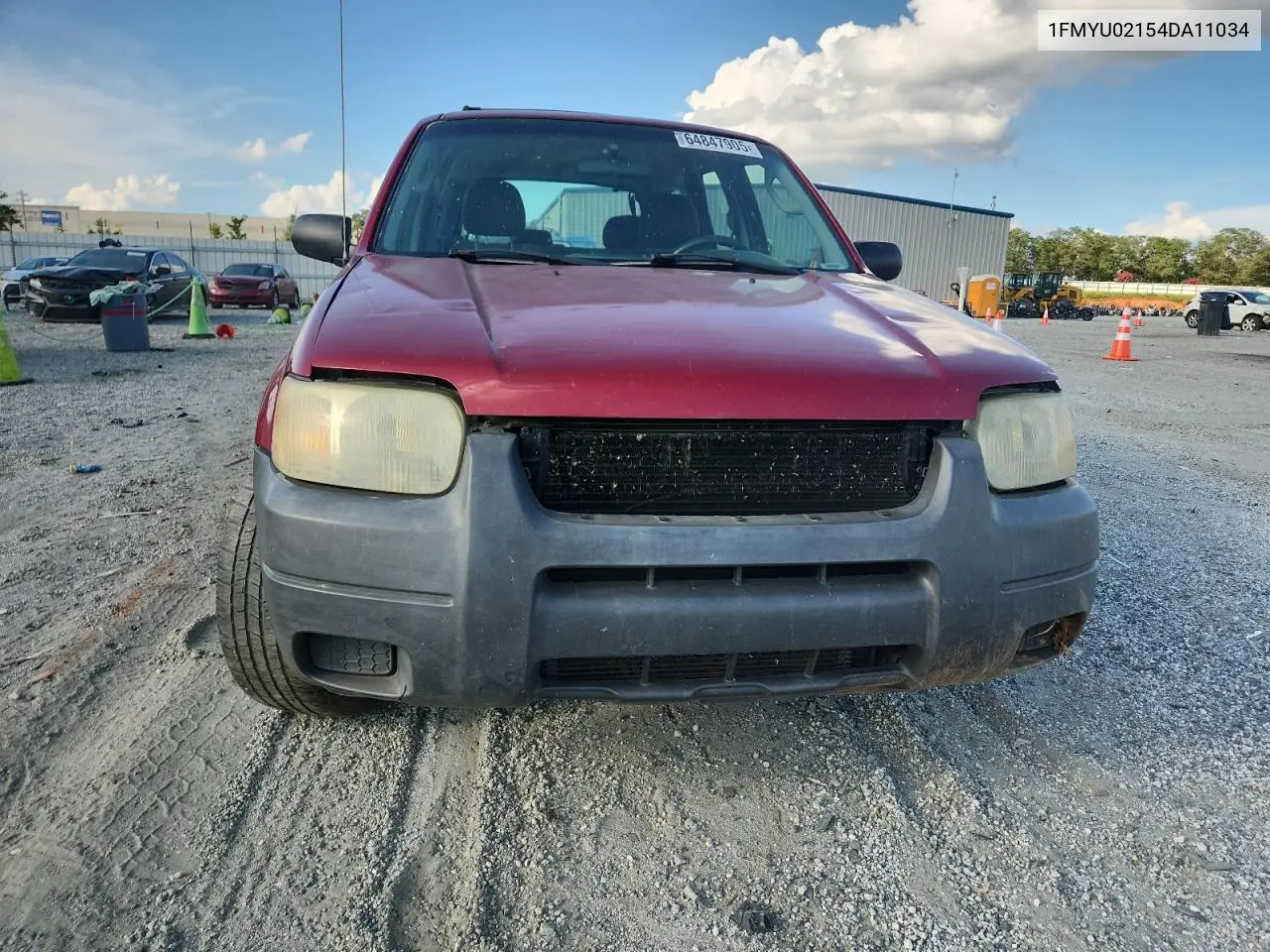 2004 Ford Escape Xls VIN: 1FMYU02154DA11034 Lot: 64847905