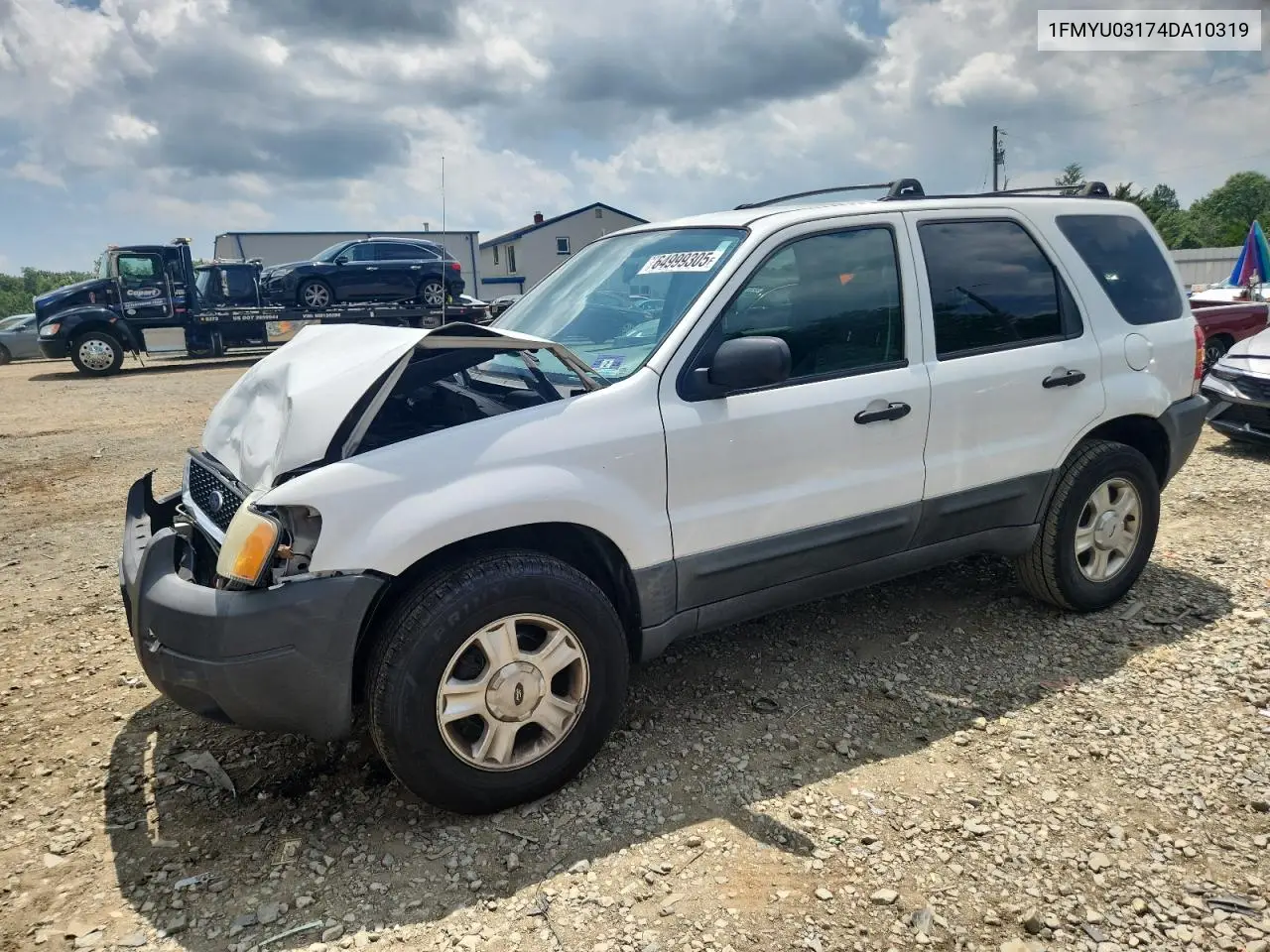 2004 Ford Escape Xlt VIN: 1FMYU03174DA10319 Lot: 64999305