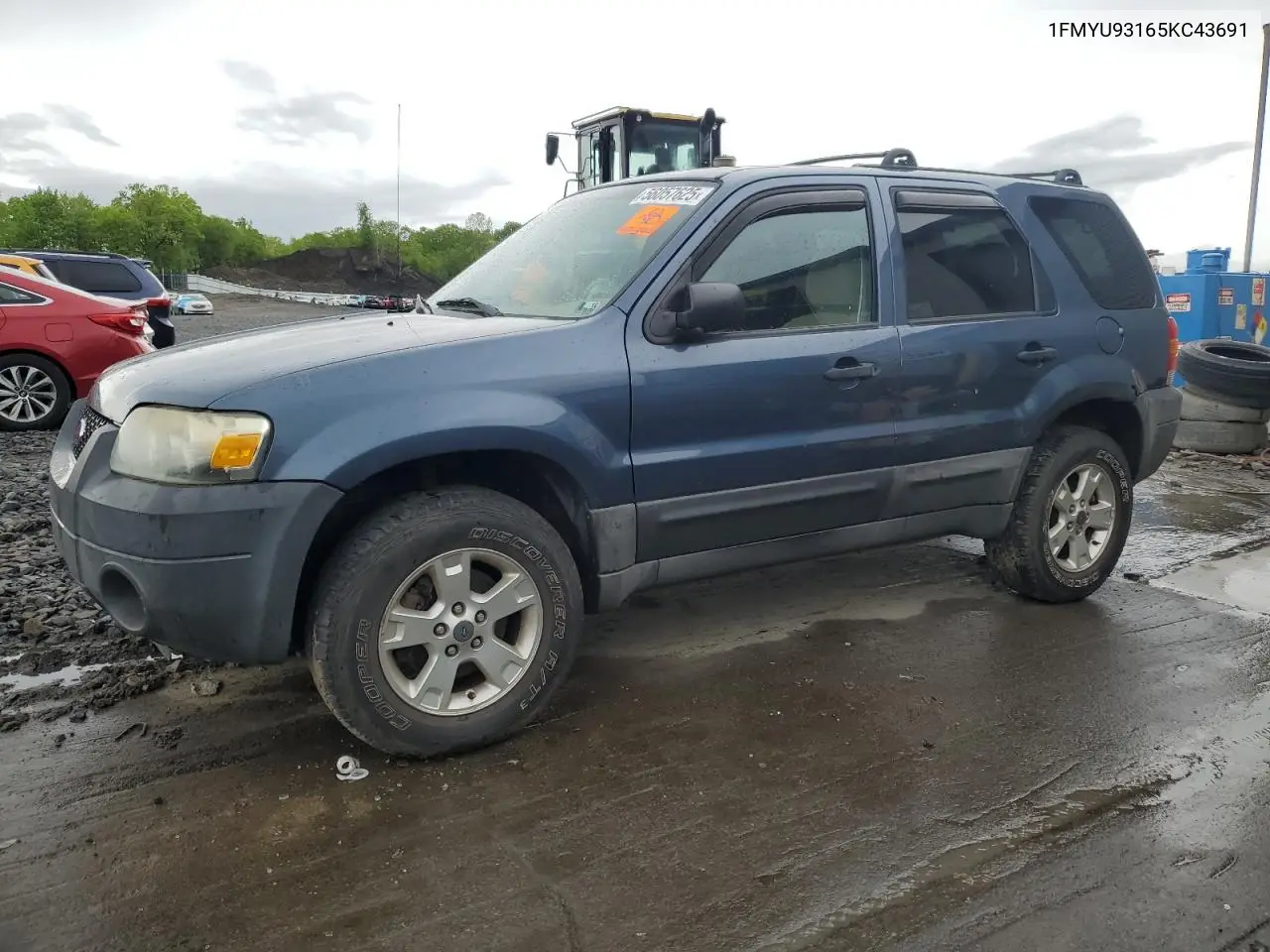 2005 Ford Escape Xlt VIN: 1FMYU93165KC43691 Lot: 56057625