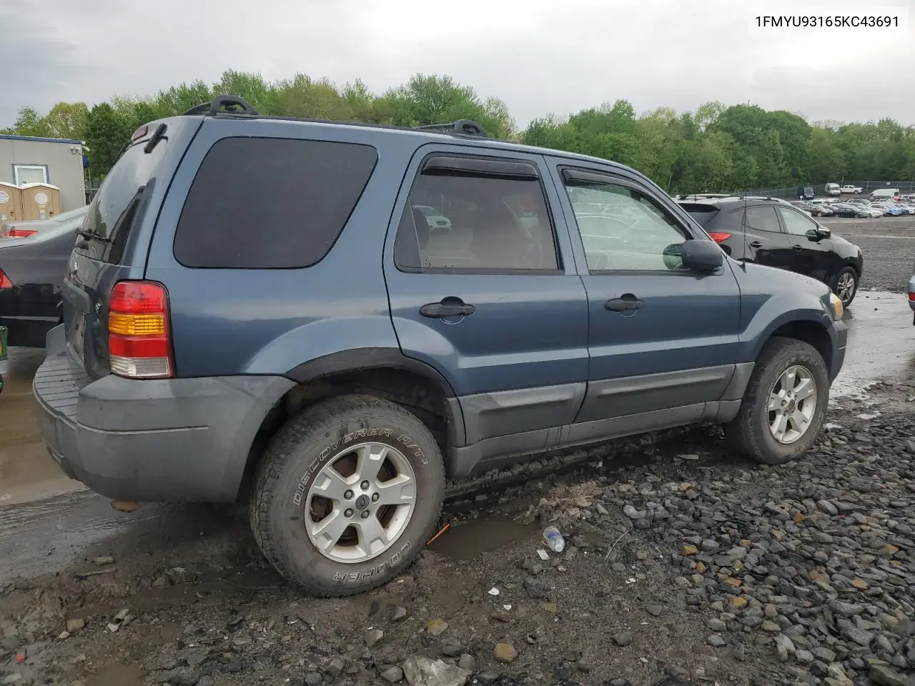 2005 Ford Escape Xlt VIN: 1FMYU93165KC43691 Lot: 56057625