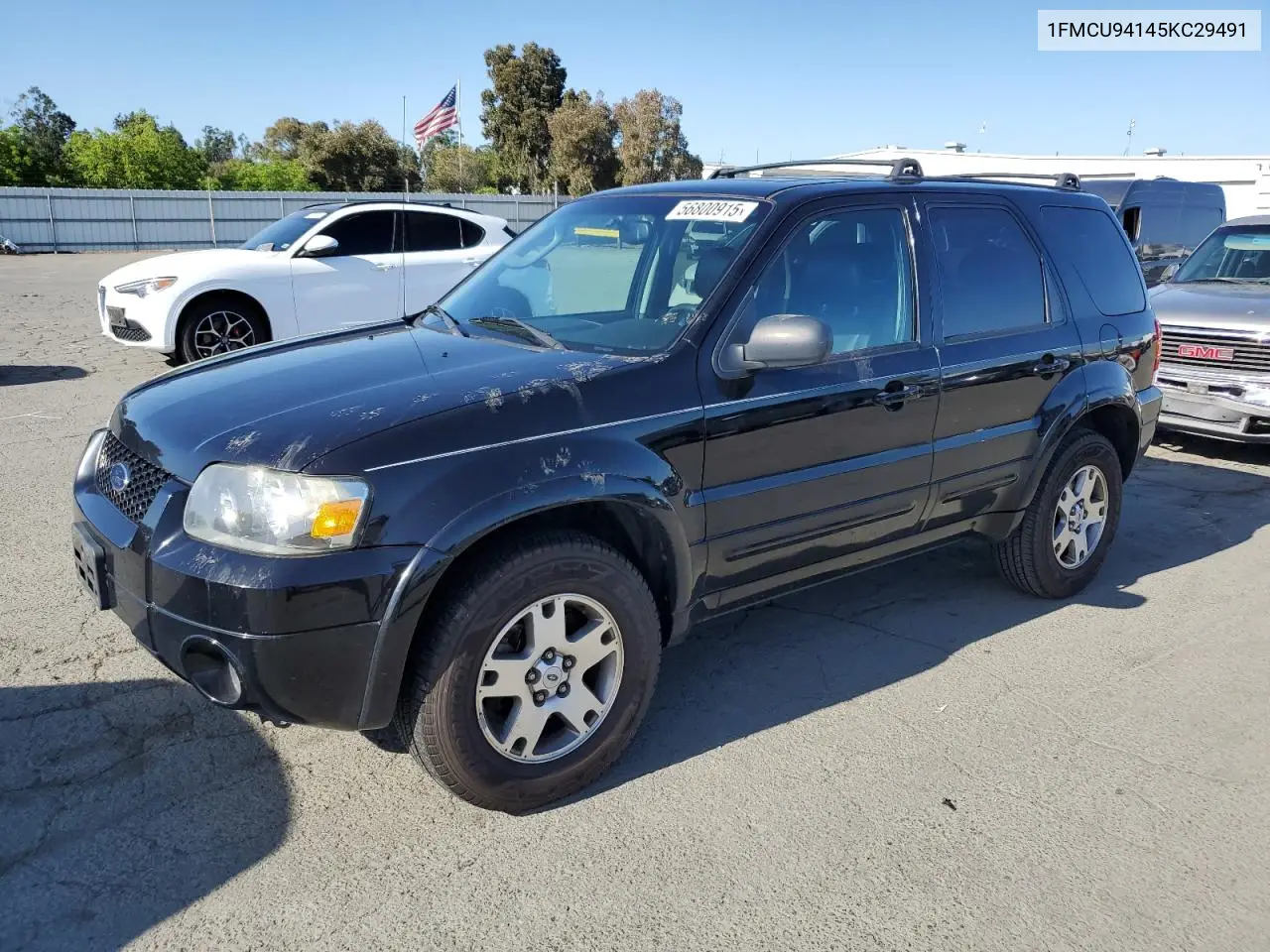 2005 Ford Escape Limited VIN: 1FMCU94145KC29491 Lot: 56800915