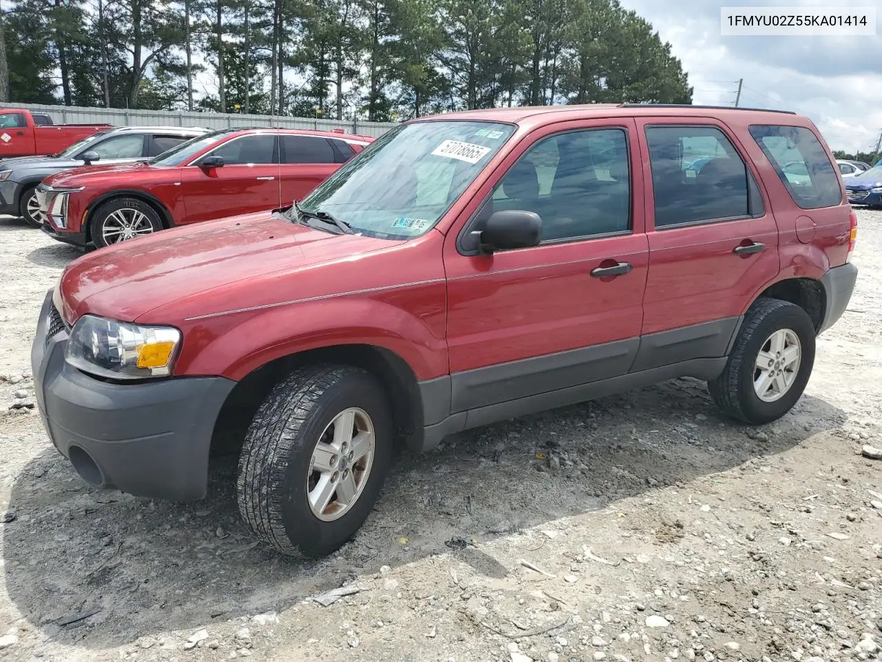 2005 Ford Escape Xls VIN: 1FMYU02Z55KA01414 Lot: 57018665