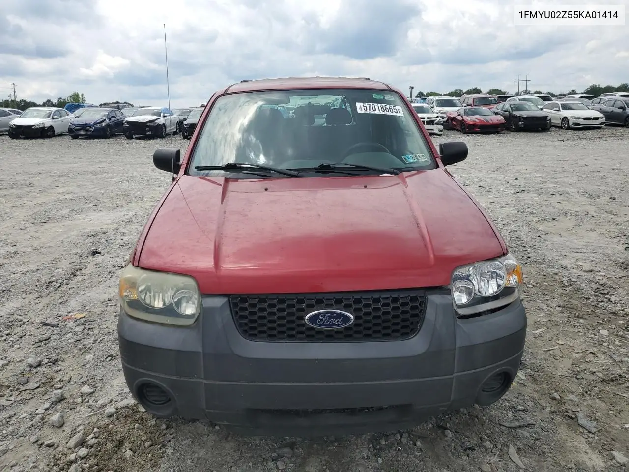 2005 Ford Escape Xls VIN: 1FMYU02Z55KA01414 Lot: 57018665