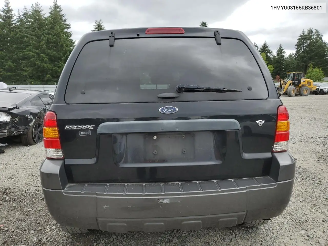 2005 Ford Escape Xlt VIN: 1FMYU03165KB36801 Lot: 61978705