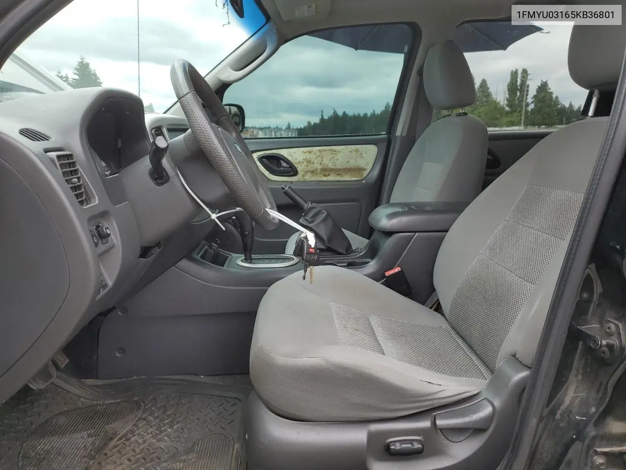 2005 Ford Escape Xlt VIN: 1FMYU03165KB36801 Lot: 61978705