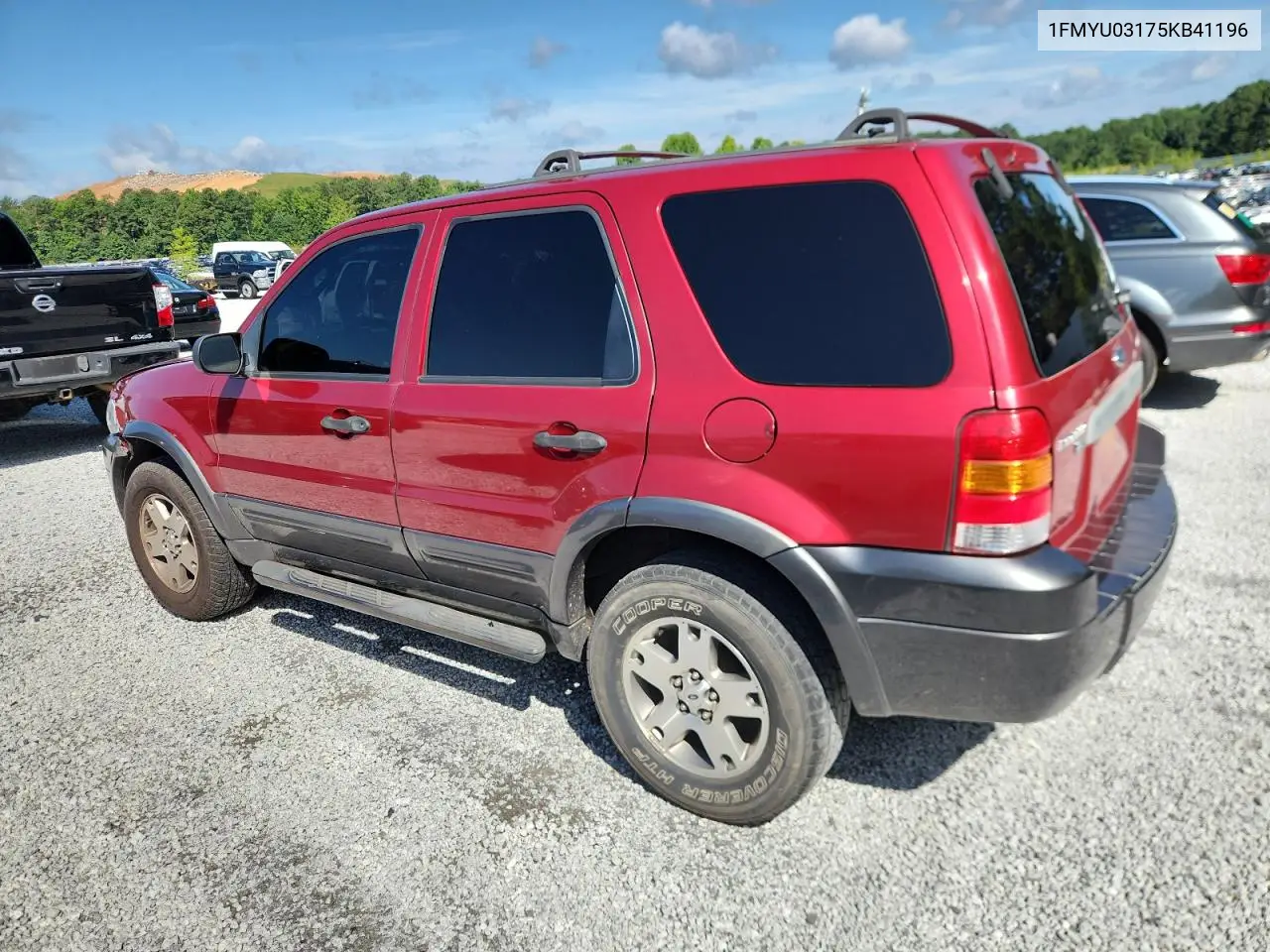2005 Ford Escape Xlt VIN: 1FMYU03175KB41196 Lot: 62846695