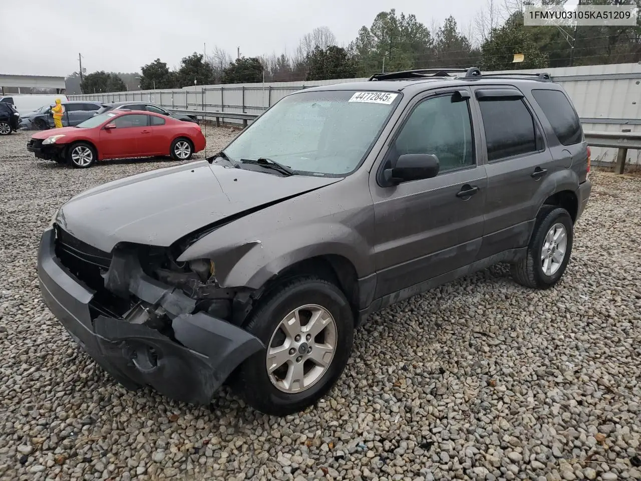2005 Ford Escape Xlt VIN: 1FMYU03105KA51209 Lot: 62913755