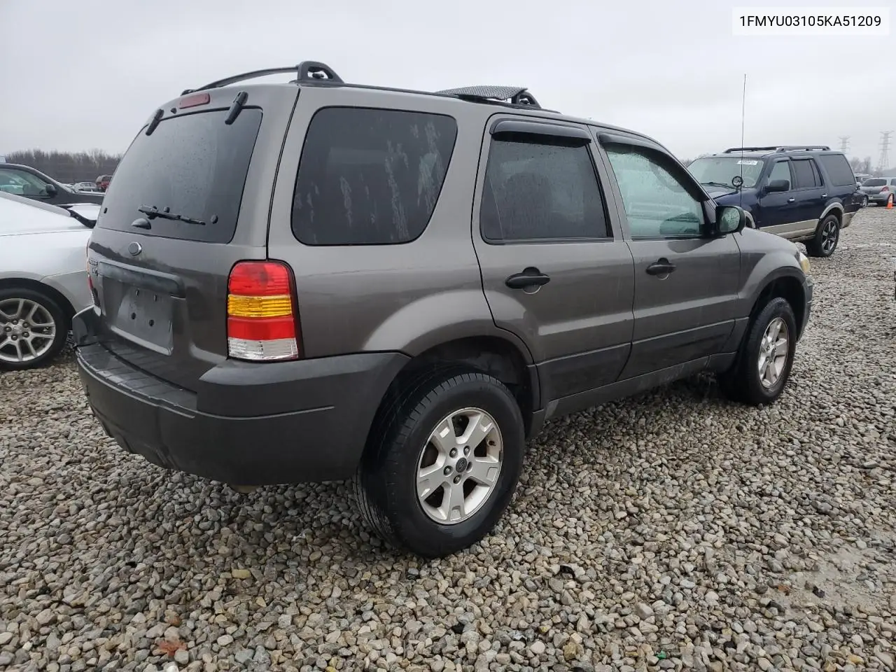 2005 Ford Escape Xlt VIN: 1FMYU03105KA51209 Lot: 62913755