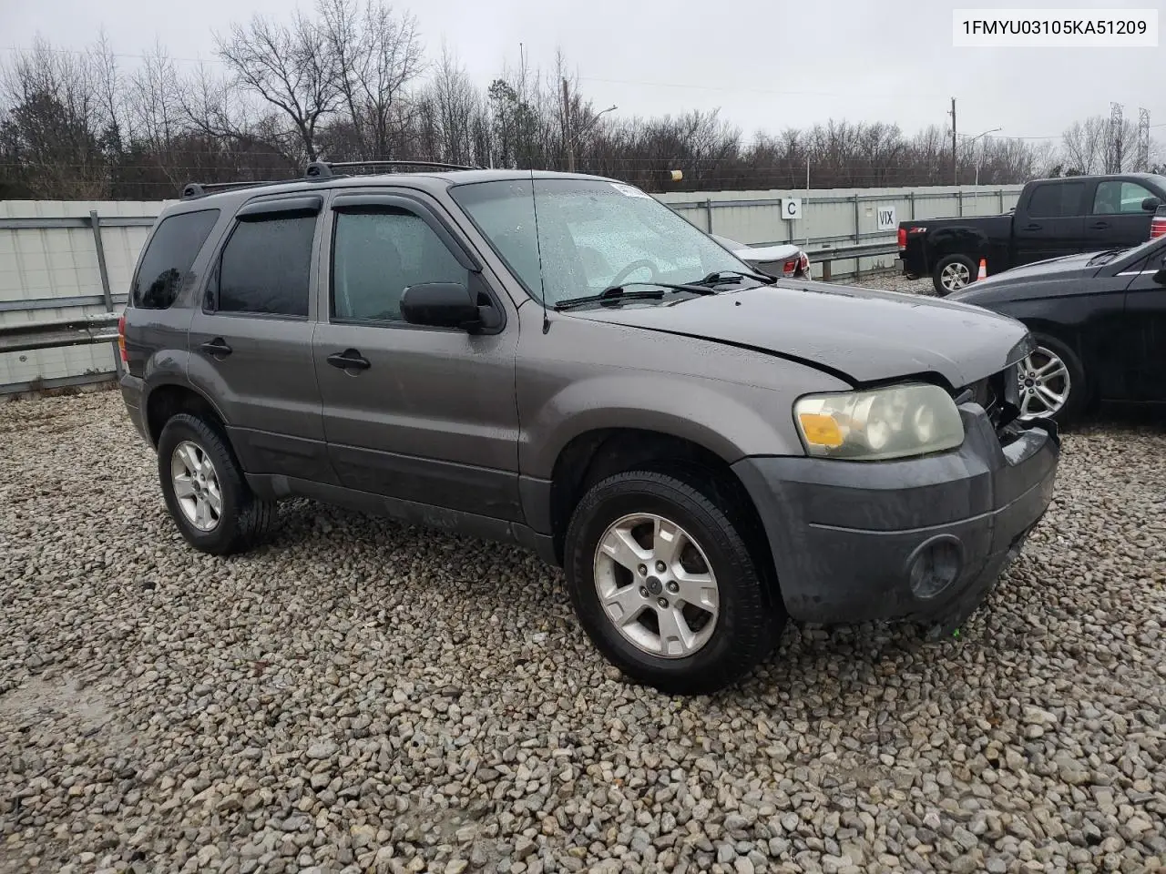 2005 Ford Escape Xlt VIN: 1FMYU03105KA51209 Lot: 62913755