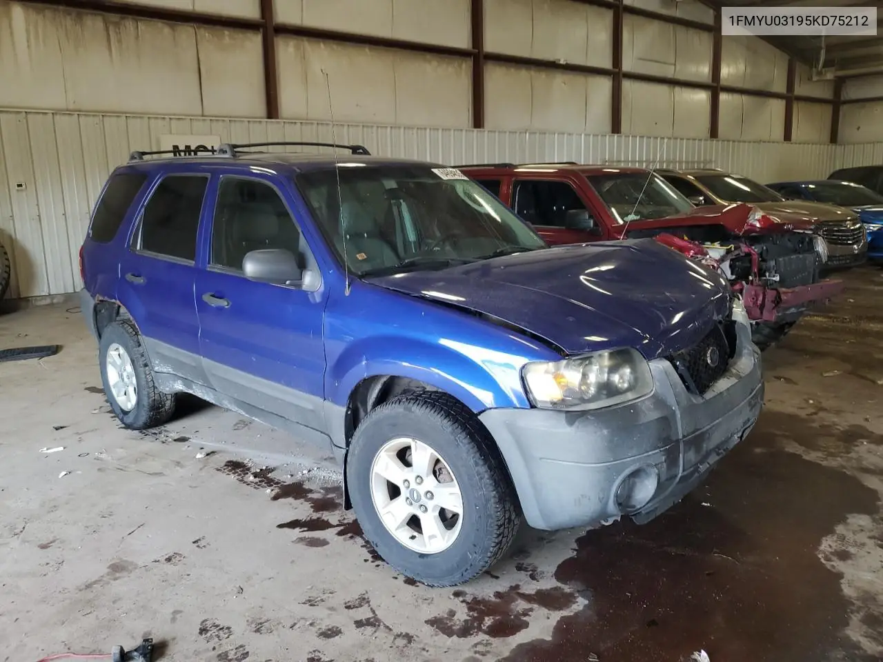 2005 Ford Escape Xlt VIN: 1FMYU03195KD75212 Lot: 64694835