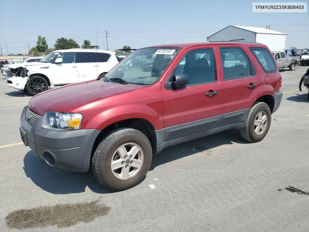 2005 Ford Escape Xls VIN: 1FMYU92Z35KB08403 Lot: 64700105