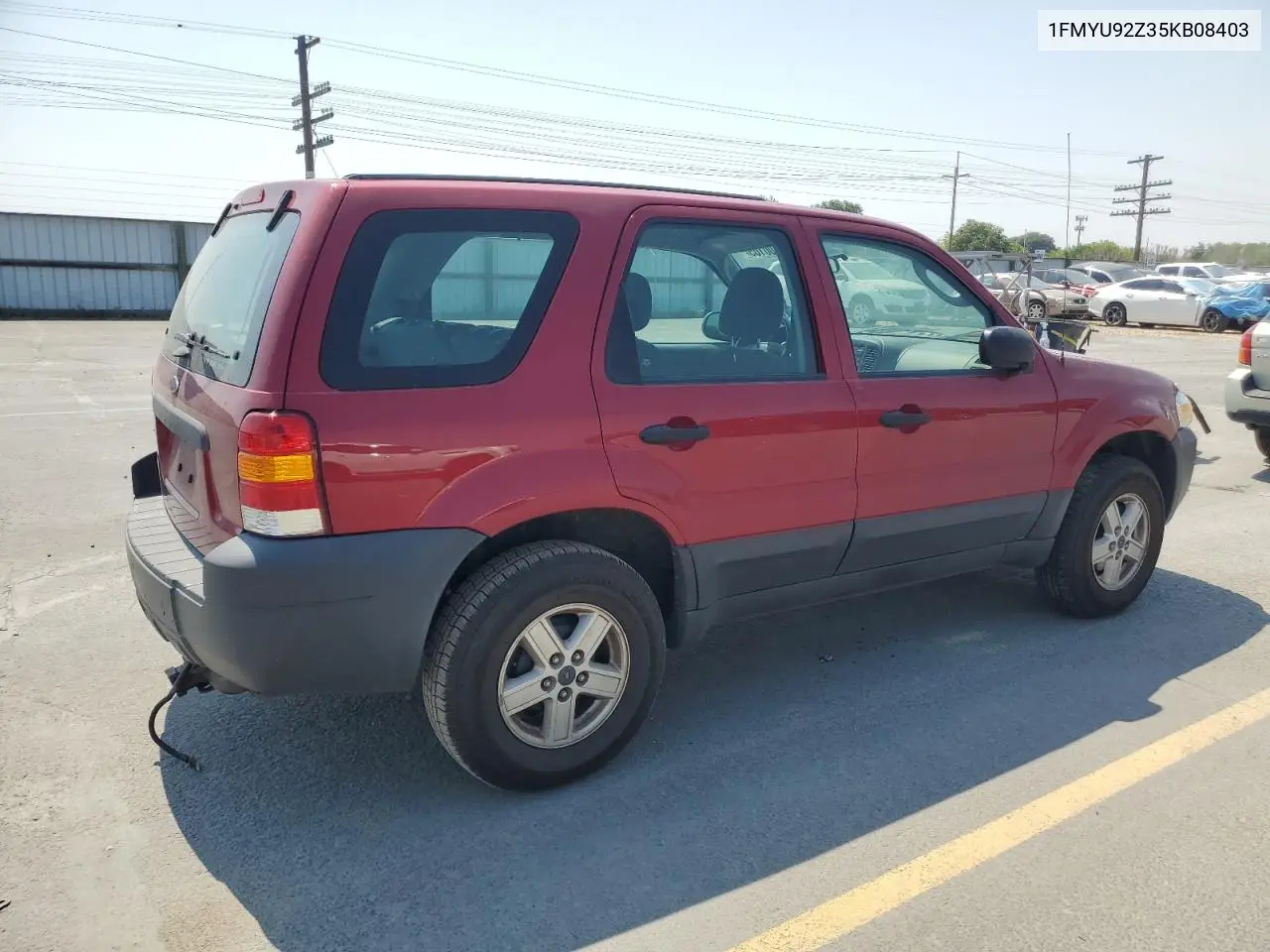 2005 Ford Escape Xls VIN: 1FMYU92Z35KB08403 Lot: 64700105