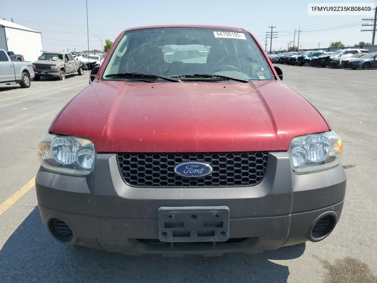 2005 Ford Escape Xls VIN: 1FMYU92Z35KB08403 Lot: 64700105