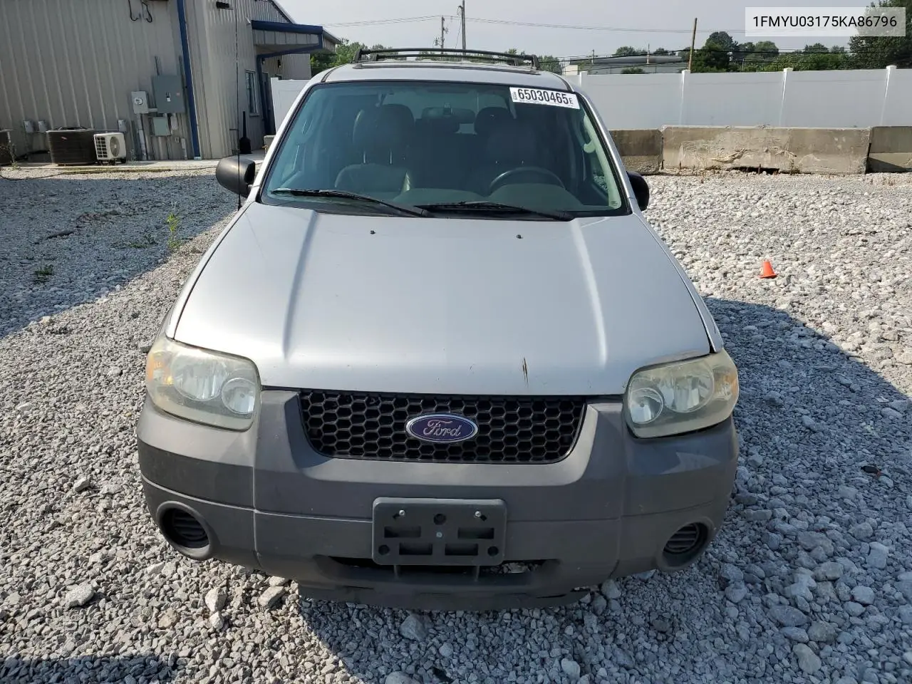 2005 Ford Escape Xlt VIN: 1FMYU03175KA86796 Lot: 65030465