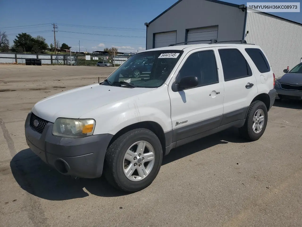 2006 Ford Escape Hev VIN: 1FMYU96H36KC08973 Lot: 54441245