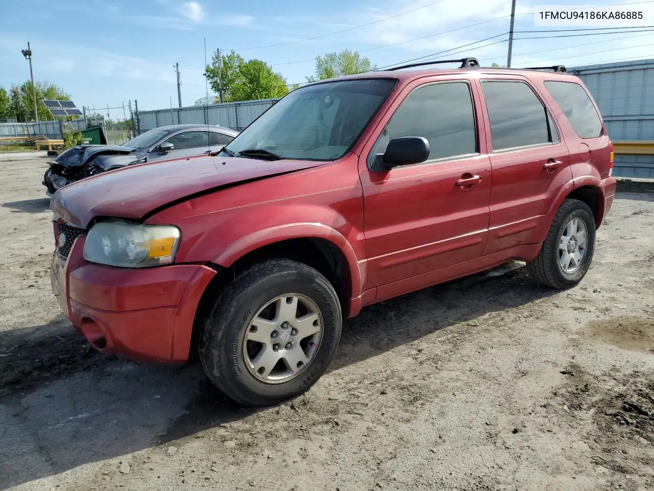 2006 Ford Escape Limited VIN: 1FMCU94186KA86885 Lot: 55566465