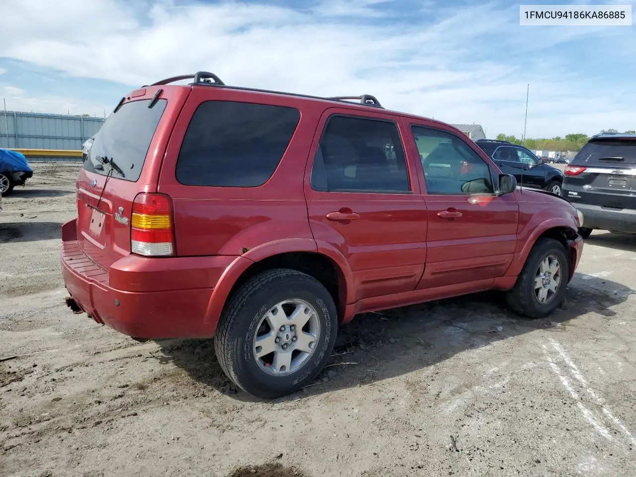 2006 Ford Escape Limited VIN: 1FMCU94186KA86885 Lot: 55566465