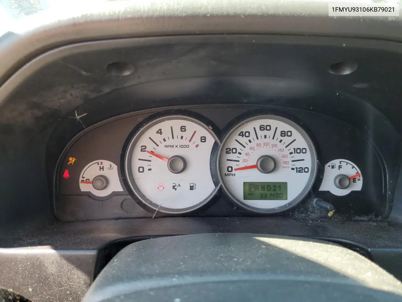 2006 Ford Escape Xlt VIN: 1FMYU93106KB79021 Lot: 56064745