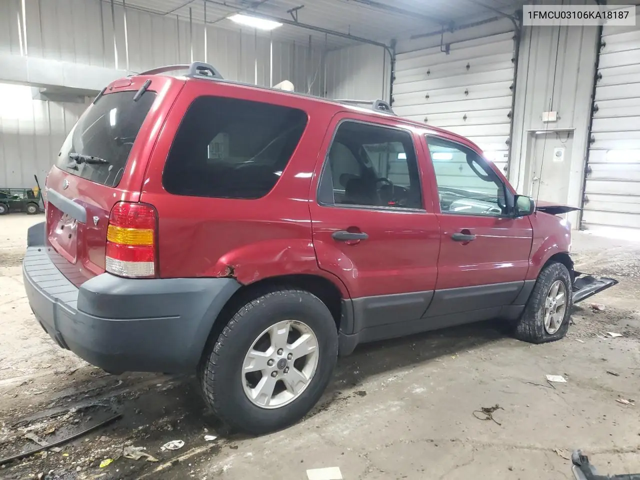 2006 Ford Escape Xlt VIN: 1FMCU03106KA18187 Lot: 56409005