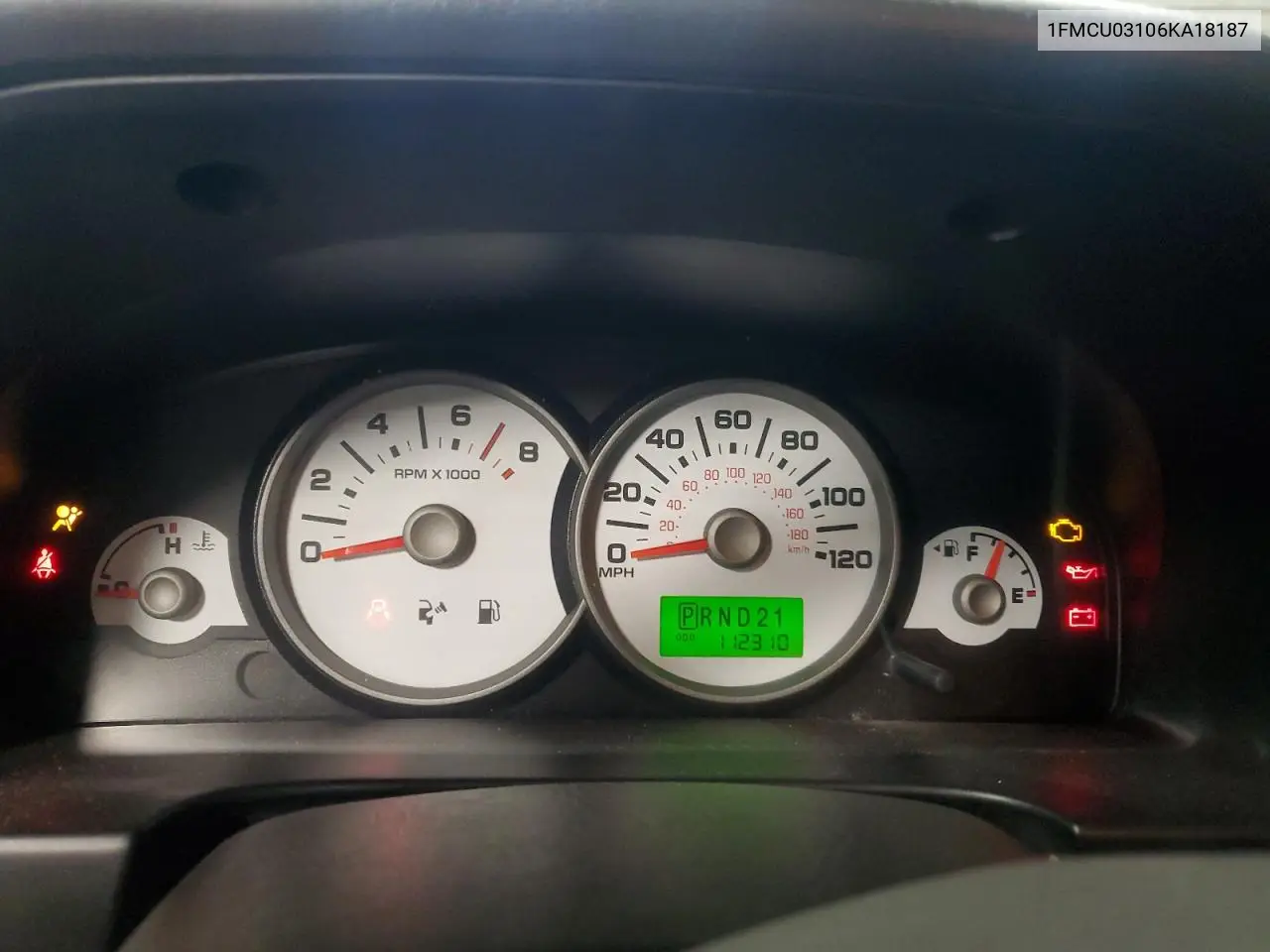 2006 Ford Escape Xlt VIN: 1FMCU03106KA18187 Lot: 56409005