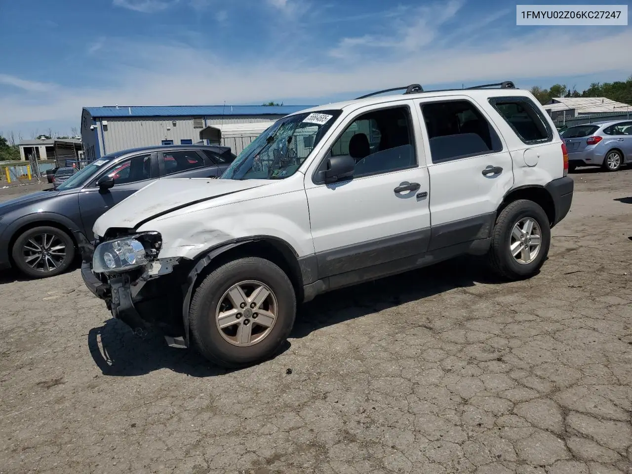 2006 Ford Escape Xls VIN: 1FMYU02Z06KC27247 Lot: 56664685