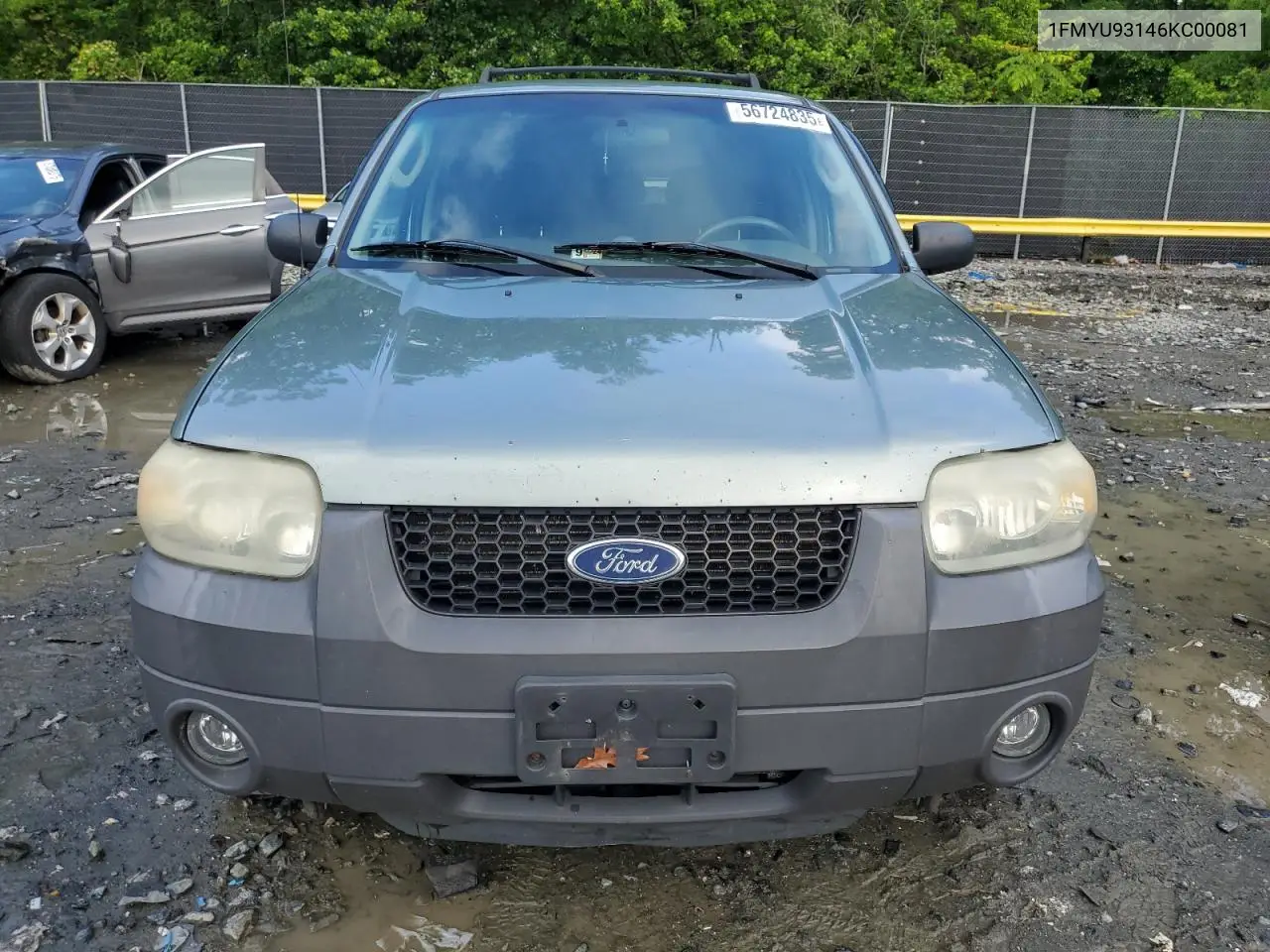 2006 Ford Escape Xlt VIN: 1FMYU93146KC00081 Lot: 56724835