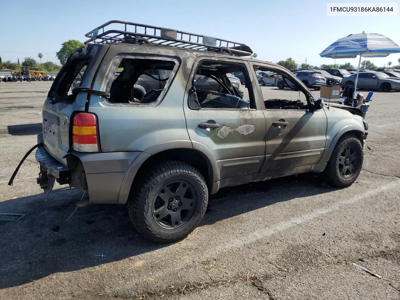 2006 Ford Escape Xlt VIN: 1FMCU93186KA86144 Lot: 61913105