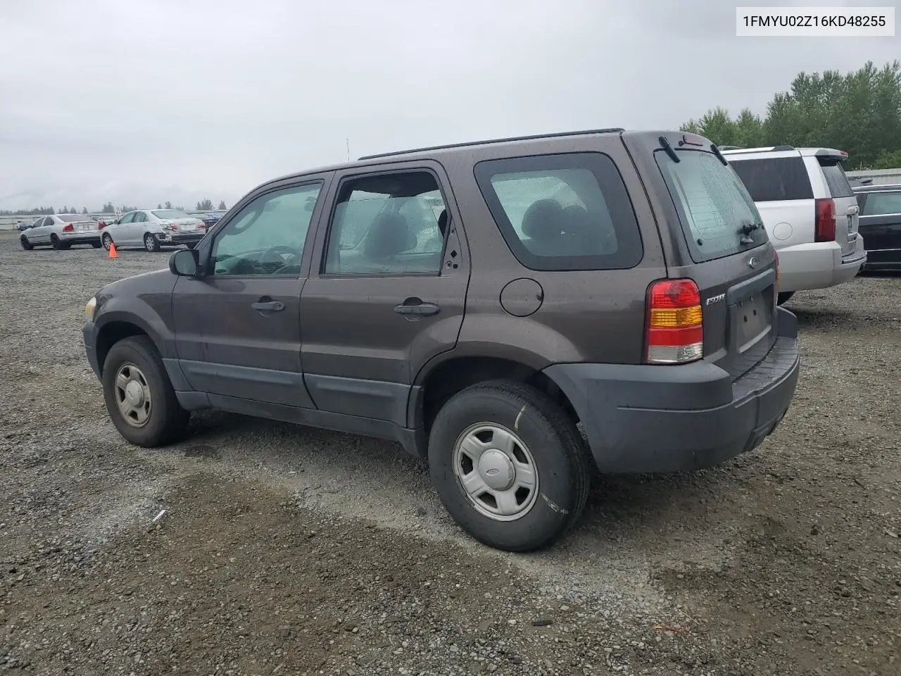 2006 Ford Escape Xls VIN: 1FMYU02Z16KD48255 Lot: 62001095