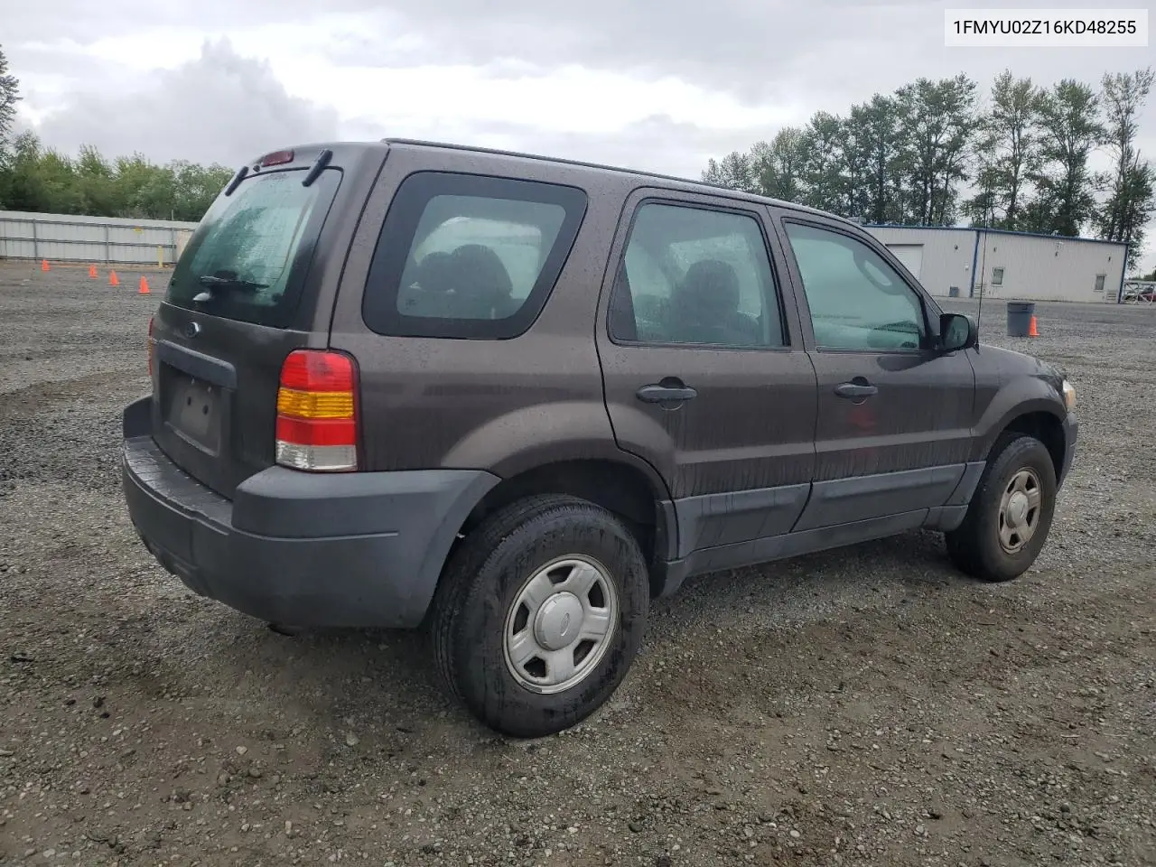 2006 Ford Escape Xls VIN: 1FMYU02Z16KD48255 Lot: 62001095