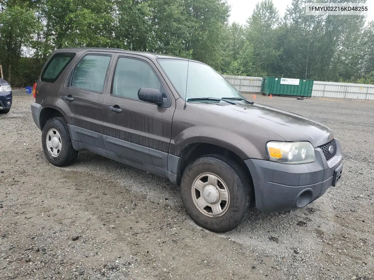 2006 Ford Escape Xls VIN: 1FMYU02Z16KD48255 Lot: 62001095