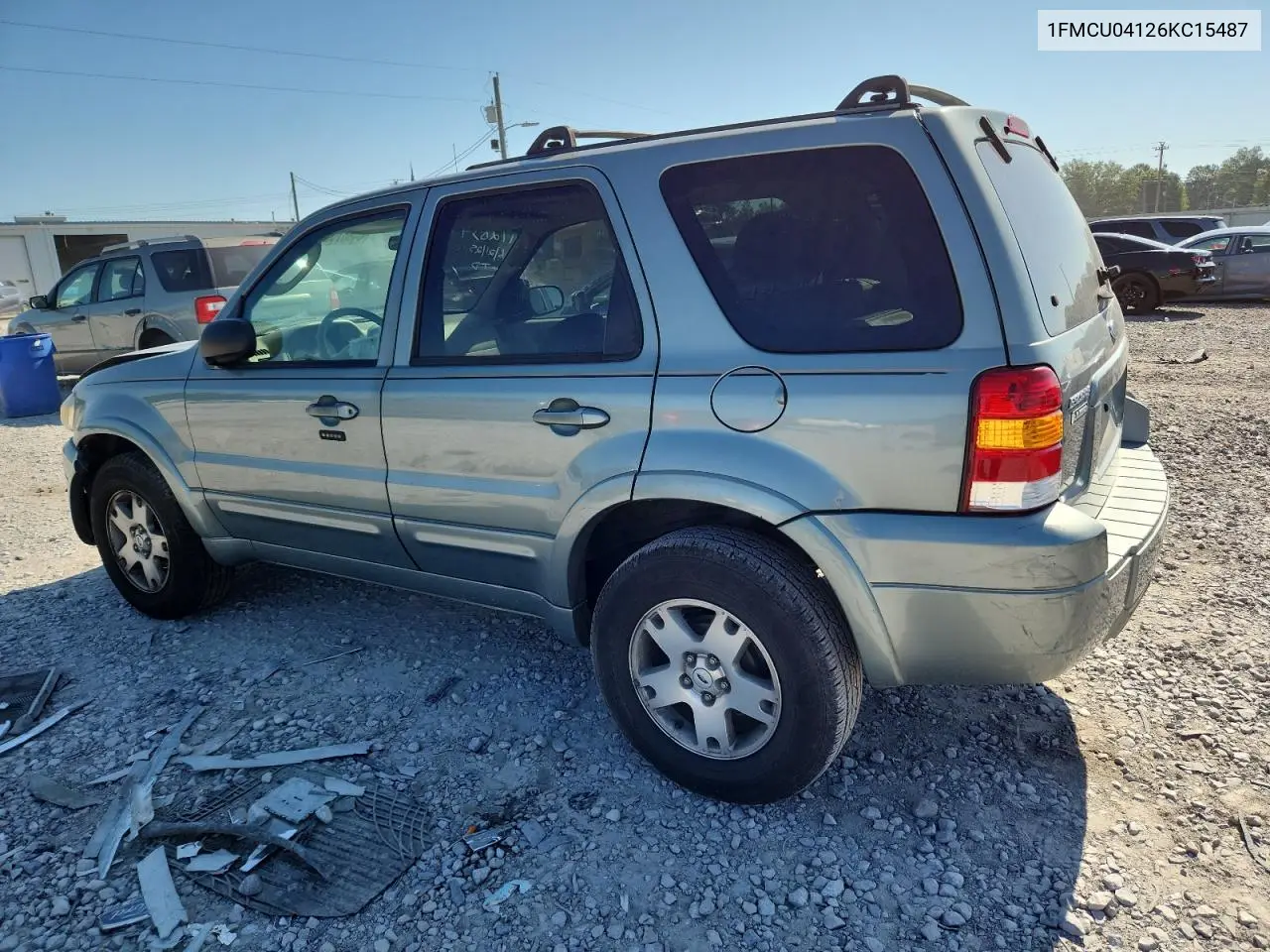 2006 Ford Escape Limited VIN: 1FMCU04126KC15487 Lot: 64687035