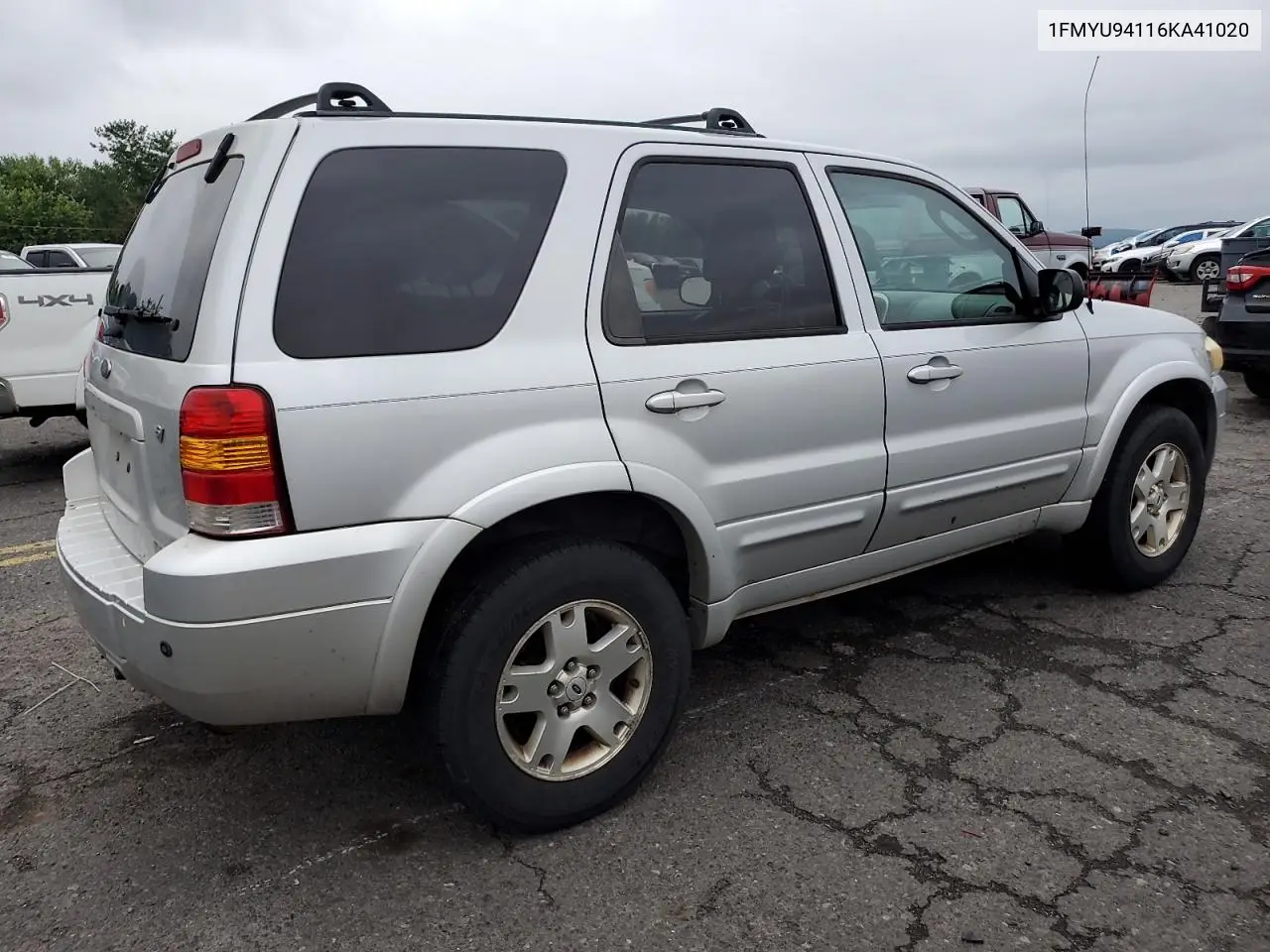 2006 Ford Escape Limited VIN: 1FMYU94116KA41020 Lot: 64884515