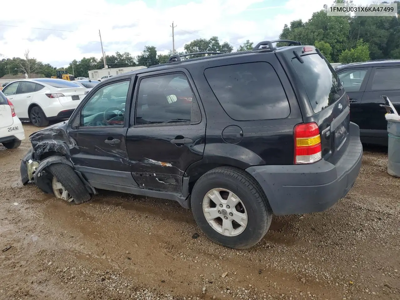 2006 Ford Escape Xlt VIN: 1FMCU031X6KA47499 Lot: 65188505