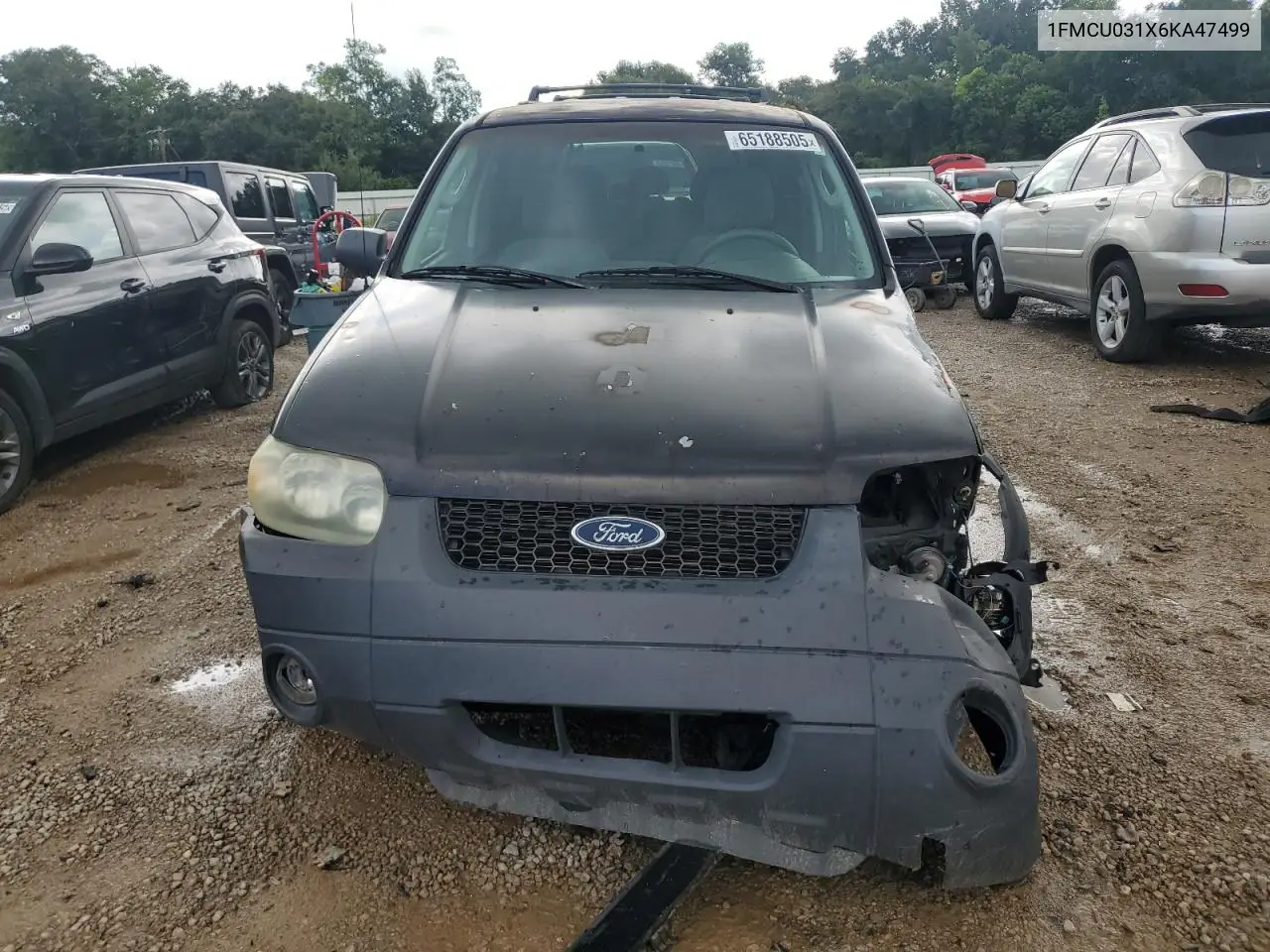 2006 Ford Escape Xlt VIN: 1FMCU031X6KA47499 Lot: 65188505