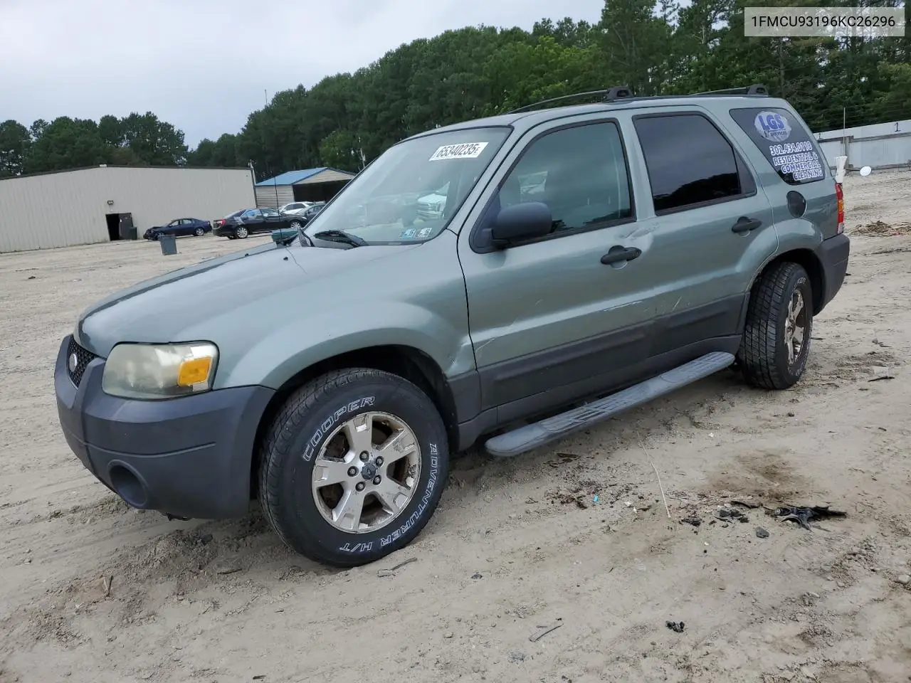 2006 Ford Escape Xlt VIN: 1FMCU93196KC26296 Lot: 65340235
