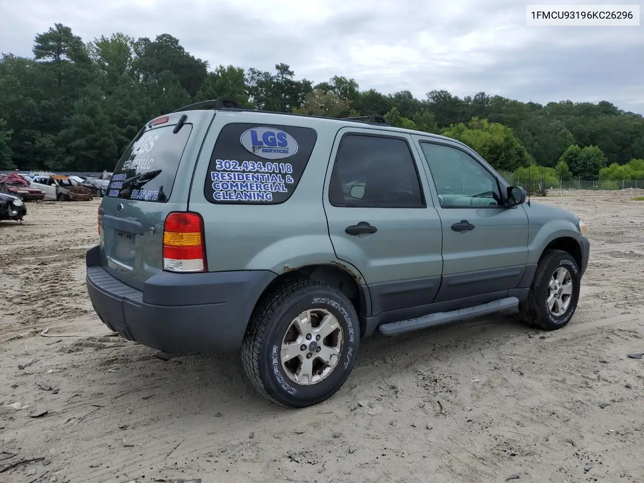 2006 Ford Escape Xlt VIN: 1FMCU93196KC26296 Lot: 65340235