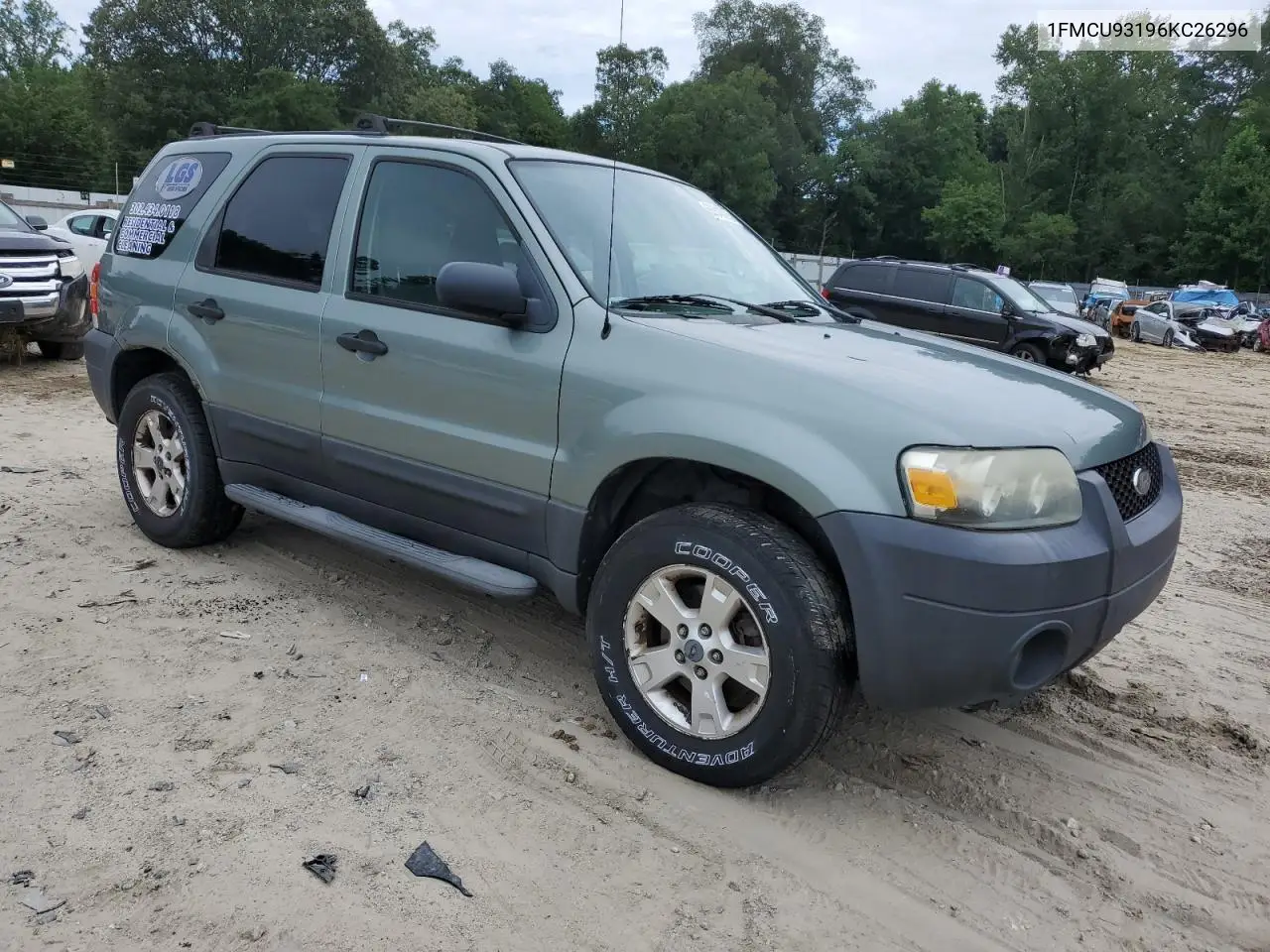 2006 Ford Escape Xlt VIN: 1FMCU93196KC26296 Lot: 65340235