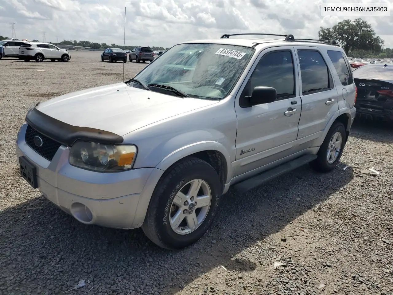 2006 Ford Escape Hev VIN: 1FMCU96H36KA35403 Lot: 65374705